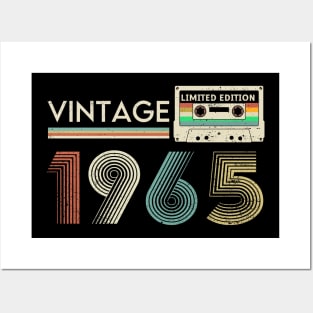 Vintage 1965 Limited Cassette Posters and Art